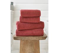 Deyongs Romeo Luxury Textured Quik Dri 100% Cotton Towels In Raspberry Raspberry Face Towel x 4