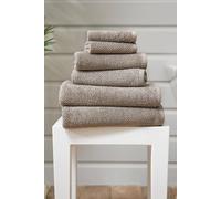 Deyongs Romeo Luxury Textured Quik Dri 100% Cotton Towels In Taupe Taupe Bath Towel