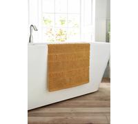 Deyongs Romeo Textured 100% Cotton Bath Mat - 1500Gsm Absorbent Bathroom Rug In Light Sand Light Sand Bath Mat