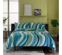 Deyongs Smith Wave 100% Cotton Duvet Cover Set Soft, Breathable & Stylish Bedding