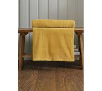 Deyongs Snuggletouch Supersoft Fleece Throw Mustard