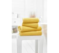 Deyongs Soft Textured 100% Cotton Zero Twist Brooklyn Towels 500Gsm In Gold Gold Hand Towel