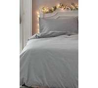 Deyongs Southwick Melange Look Duvet Cover Set - Soft & Breathable Bedding | 1846 In Grey Grey