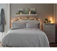 Deyongs Southwick Melange Look Duvet Cover Set - Soft & Breathable Bedding | 1846 in Grey | Size: Double Deyongs Grey Double