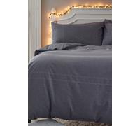 Deyongs Southwick Melange Look Duvet Cover Set - Soft & Breathable Bedding | 1846 in Navy | Size: Single Deyongs Navy Single
