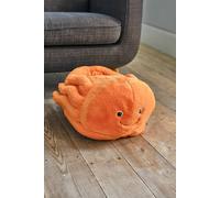 Deyongs Supersoft Big Foot Warmer Slipper Cozy Warm Octopus In Orange Orange One Size