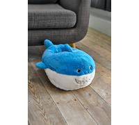 Deyongs Cozy Supersoft Plush Stuffed Cuddly Big Foot Warmer Slipper Warm (Shark)