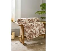 Deyongs Winter Forest 140X180Cm Throw - Soft Printed Fleece Blanket - Woodland Animal Design In Fawn Fawn 140cm x 180cm