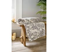 Deyongs Winter Forest 140X180Cm Throw - Soft Printed Fleece Blanket - Woodland Animal Design In Grey Grey 140cm x 180cm