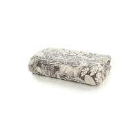 Deyongs Winter Forest Printed Coral Fleece Throw Blanket 180x140cm - Super Soft, Lightweight, Reversible - Pink, Sage, Umber, Ocean, Dark Grey - 100% Polyester - Cozy Sofa or Bed Blanket [Dark Grey]