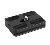 DEYOT PU50 Camera Quick Release Plate Made of Solid Aluminium for 1/4 Inch Camera Screw Compatible with AS Standard, such as ARCA-Swiss/Kirk/Wimberley/Markins/Benro/Sirui etc Quick Release Plate