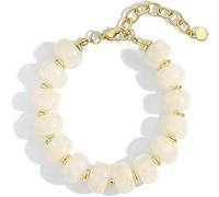 DEYOUM Boho Chunky Colorful Beaded Strand Bracelet for Women Multicolor Acrylic Resin Beaded Adjustable Beaded Statement Bracelet Summer Beach Jewelry Gifts
