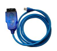 Dezanyc OBD OBD2 Ethernet Enet RJ45 OBDII Cable Compatible with Volvo SPA CMA VIDA PC 2016+ Replace 9513108 9513062, OBD Cable Compatible with VIDA PC Software or Third-Party Software