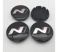 DEZARO 4 pcs Car Hub Centre Caps for Hyundai N N LINE Sonata Elantra Kona Tucson I30 I20 56MM 60MM Waterproof DustProof Wheel Decoration Cover,A-56MM