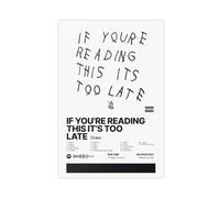 DEZARO If You're Reading This It's Too Late - Music Album Poster Canvas Poster Wall Art Decor Print Picture Paintings for Living Room Bedroom Decoration Unframe-style 08x12inch(20x30cm)