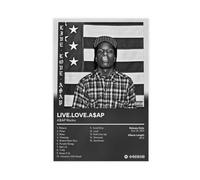 DEZARO Live Love ASAP - Music Album Poster Canvas Poster Bedroom Decor Sports Landscape Office Room Decor Gift Unframe-style 12x18inch(30x45cm)