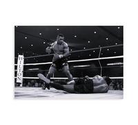 DEZARO Mike Tyson - Boxer Poster Canvas Poster Wall Art Decor Print Picture Paintings for Living Room Bedroom Decoration Unframe-style 12x18inch(30x45cm)