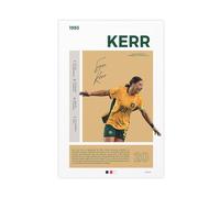 DEZARO Sam Kerr - Football Player Poster Canvas Poster Wall Art Decor Print Picture Paintings for Living Room Bedroom Decoration Unframe-style 12x18inch(30x45cm)