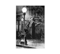 DEZARO Singing Gene Kelly in The Rain - Retro Poster Canvas Poster Bedroom Decor Sports Landscape Office Room Decor Gift Unframe-style 12x18inch(30x45cm)