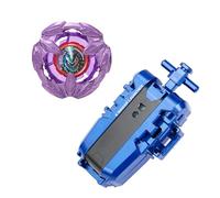 DEZAWRTY Gyro X Set with Lance Knight Right Spinning Top and X String Launcher, Defense Type Starter Pack, Great Toy Gift for Boy Kid 6+