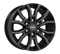 4 Dezent KC black wheels 8.5Jx20 6x139.7 for Ford Ranger 20 Inch rims