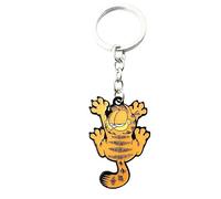 DEZHAN Cartoon Garfield Keychain, Zinc Alloy Key Chain for Girls Women and Men, 3, 1
