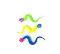 Dezi & Roo Wiggly Balls Fun Cat Toy Bouncing Ball Perfect for Cats of All Ages - 3 Pack - Assorted Colors