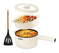 Dezin 2L Mini Electric Pot, Non-Stick Noodle Cooker for Soup & Pasta