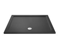 Dezine 1600 X 760mm Slate Grey Rectangular Shower Tray, Side
