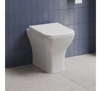 Dezine Cubo Back To Wall Toilet With Soft Close Seat