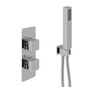 Dezine Cubo Concealed Shower Kit With Handset, Chrome