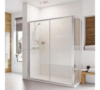 Dezine Pro 6mm 1400 X 700mm Sliding Door Shower Enclosure