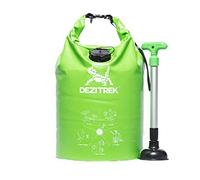 Dezitrek LARGE All in One Hand Wash Bag and Plunger Set - Off Grid Washing Machine Non Electric for Camping Travel | Eco Friendly Portable Manual Clothes Washer Laundry Bag for RV's, Apartments