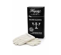 Dezpo Hagerty Silver cleaning gloves with tarnish protection | Impregnated cotton polishing practical for Practical for maintaining plated metals | 2 pair