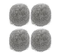 Dezpo Stainless Steel Kettle Descaler Balls, Set of 4 - Effective Limescale Remover, Reusable and Durable Silver Descaling Balls for Clean Kettles & Coffee Makers