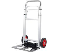 DEZYN - Heavy Duty Aluminium 90kg Folding Foldable Hand Sack Truck Barrow Cart Trolley Industrial Warehouse Hand Truck, Sack Truck