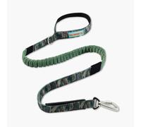 DF Co. Bungee Dog Leash | Strain Free & Shock Resistant for Control | Neoprene Padded Handle, Heavy-Duty Carabiner Clip, and D-Ring | Green Camo, Size Regular