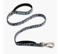 DF Co. Classic Dog Leash | Strain-Free, Shock Resistant, Prevents Jolts, Maintain Control | Durable Waterproof Material with Heavy Duty Clip & D-Ring | Grey Camo, Size Regular