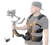 DF DIGITALFOTO Thanos SE Gimbal Vest, with Rosette Adapter, 16mm Pin, Shooting Angle Adjustable, Compatible with DJIRS3/RS3Pro/RS4/RS4Pro ZHIYUN Crane 2S/3S, for Wedding Filmmakers, Payload 2-8kg
