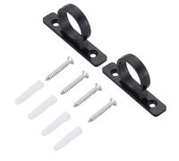 DF-SA155-MB RV Shower Hose Guide Ring - Mounting Screws Included (Matte Black)