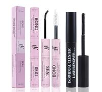 DF touchjoy Lash Bond and Seal and Remover 3 In 1 Kit 72H+ Strong Hold Waterproof Lashes Glue for Eyelash Clusters Long Lasting Adhesive for DIY Eyelashes Extension at Home