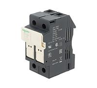 DF102V fuse base 10x38mm for DIN rail 32A poles: 2 SCHNEIDER ELECTRI