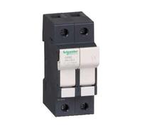 DF82 fuse base 8.5x31.5mm for DIN rail 25A poles: 2 SCHNEIDER ELECTR