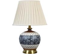 DFAEEKIYO Chinese Porcelain Table Lamp 22" Tall Blue and White Ceramic