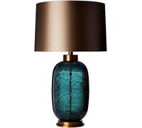 DFAEEKIYO Desk Lamp Bubble Texture Glazed Table Lamps Bedroom Bedside Luxury Hotel Living Room Lobby Post-Modern Lighting(Green,58cm)