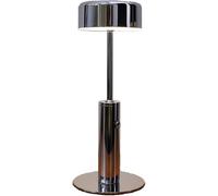 DFAEEKIYO Modern Mushroom 3 Color Table Lamp, Rechargeable Bedside Night Light Cute Decor for Bedroom Desk Nursery Gold(Chrome)
