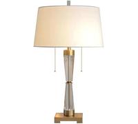 DFAEEKIYO Post-Modern Bedside Nightstand Light Crystal Desk lamp Decor Lights European Reading Lamp for Living Room Dorm Home