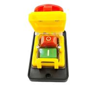 DFAMIN CK5-11 AC250V 6-Pin Start Stop No Volt Release Push Button Switch Common to woodshop and Metalwork Machines