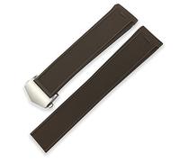 DFAMIN For Tag Heuer Aquaracer 43mm 41mm Case Diameter Sport Wrist Band Rubber Watchband 22mm 20mm Silicone Watch Strap(Brown,22mm)