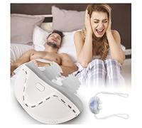 DFANCE Anti-snoring Device,Electric Snore Stopper, Adjustable Wind Speed Double Eddy Current,Mini CPAP Anti Snoring Electronic Device for Men and Women to Improve Breathing and Sleep,White